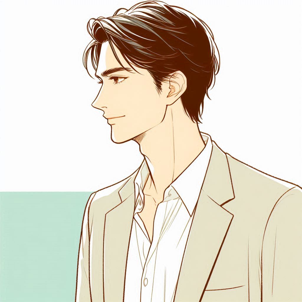 男性-真面目