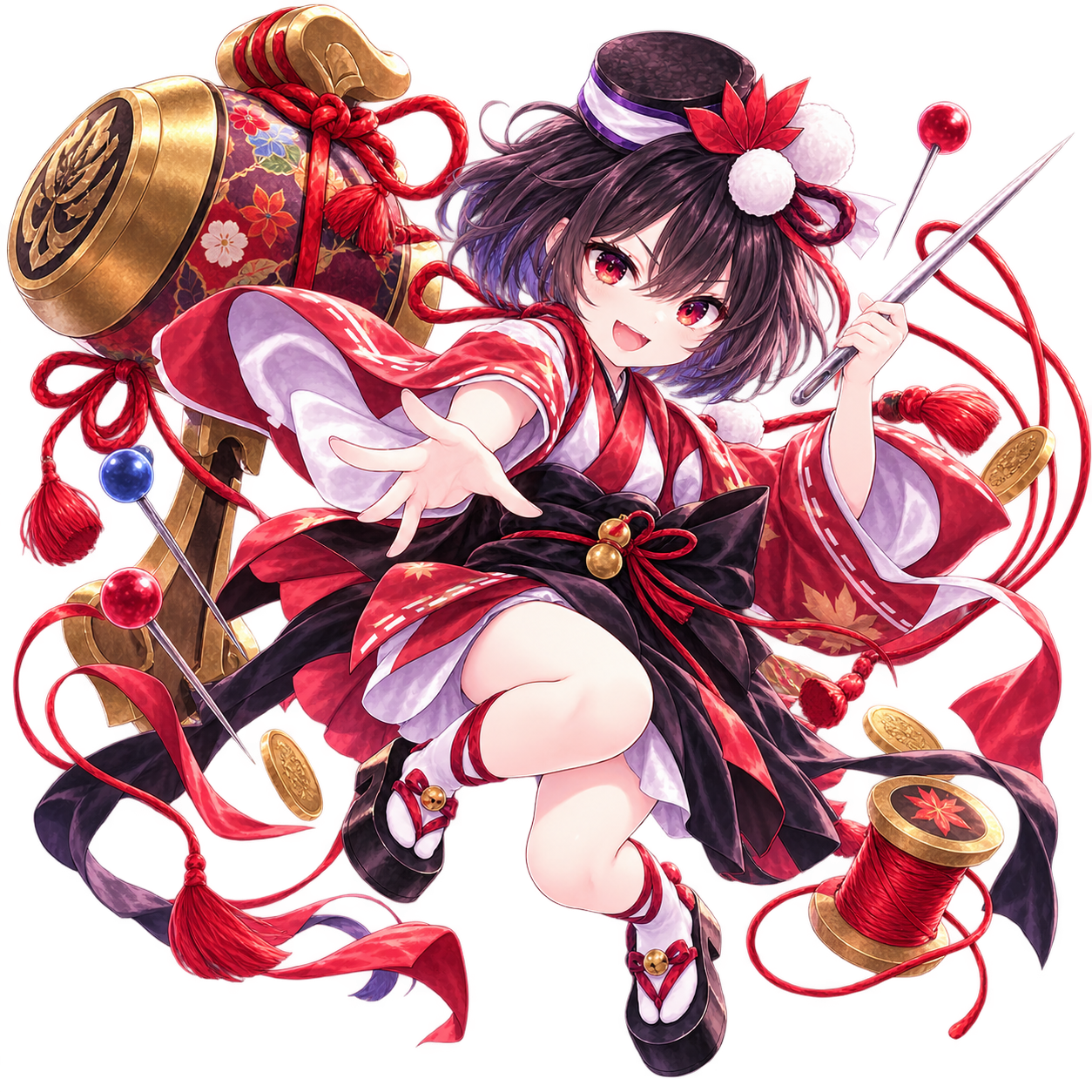 少名針妙丸をモチーフにした東方キャラ診断のオリジナル二次創作イラスト